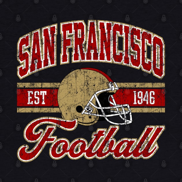 Vintage Style 49ers San Francisco Football by GraciafyShine